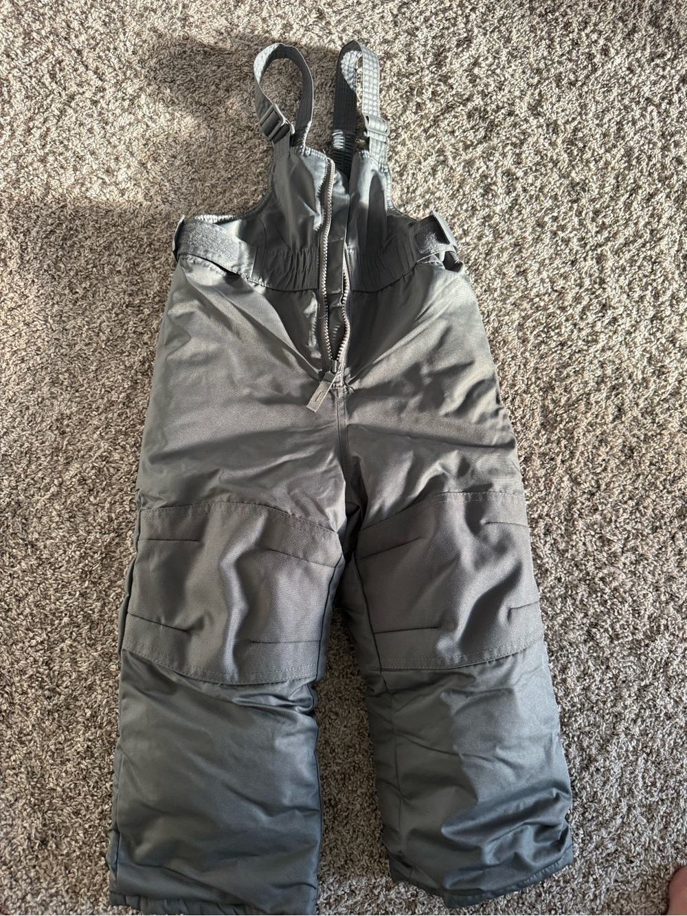Cat & Jack Gray Kids Snow Overalls - Worn once